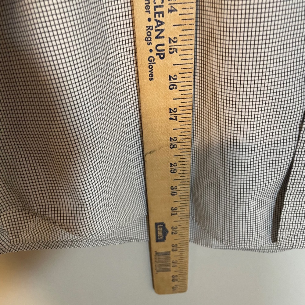 Ralph Lauren Blake Mens Long Sleeve Gingham Button Down Shirt Size L Black White - Picture 5 of 8